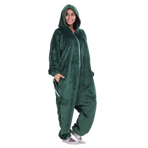 Snuggs Blanket Onesie Green